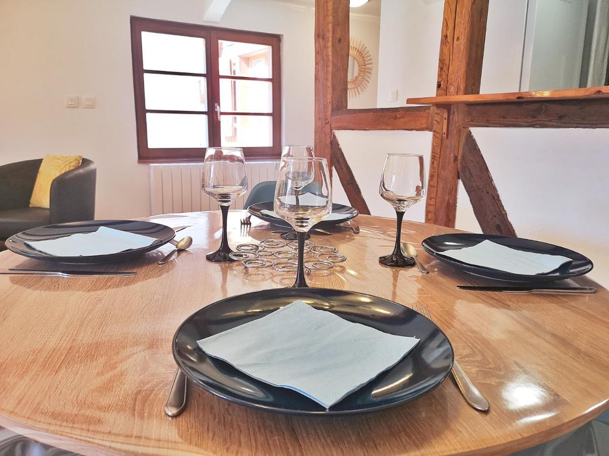 ✪ Le Convivial ✪ Duplex Alsacien ✪ Parking ✪ Rbnb✪ Turckheim Luaran gambar